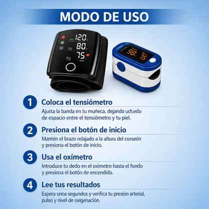Monitor de Presión + Oxímetro Gratis.