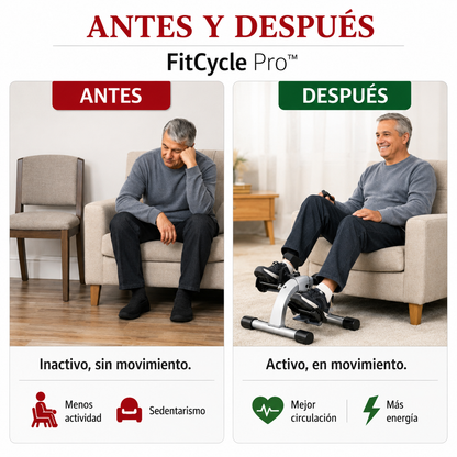 FitCycle Pro™ | Ejercita piernas y mejora tu resistencia sin salir de casa.